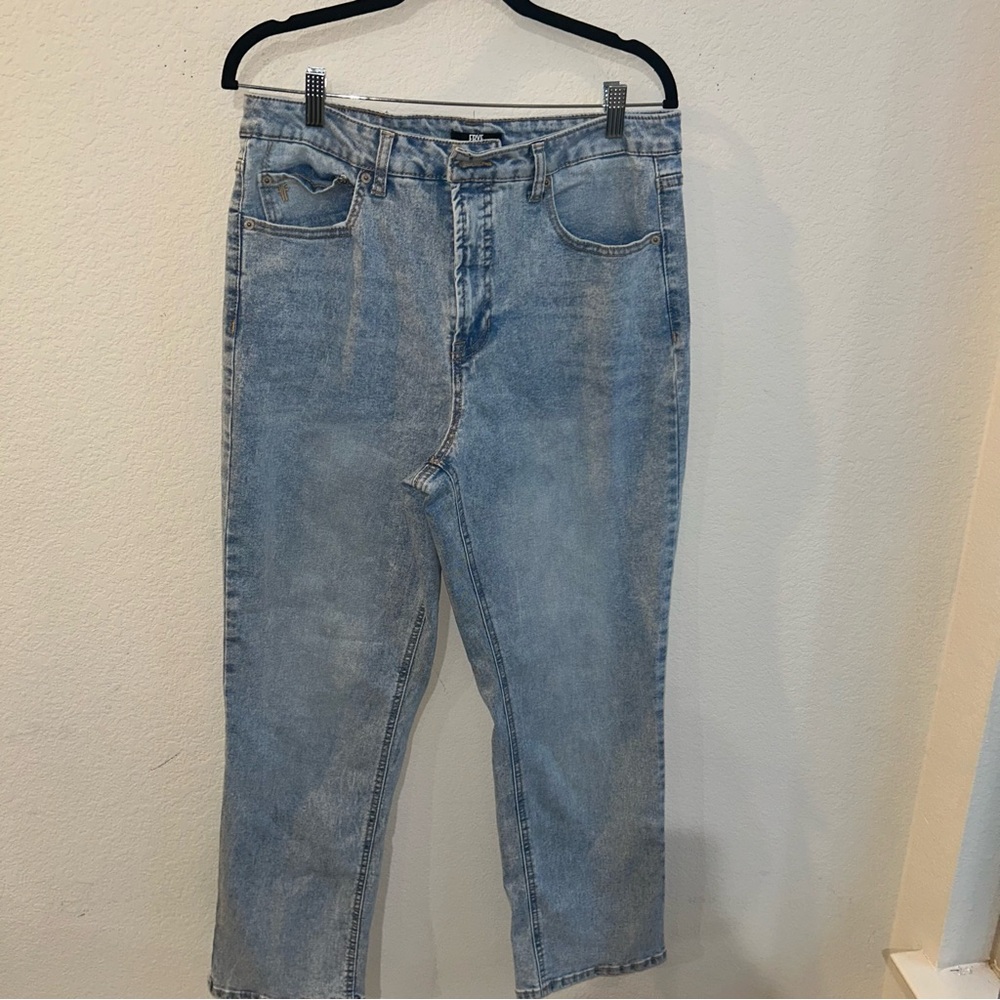 Frye Women’s 10/30 Light Blue Relaxed  Denim Jeans